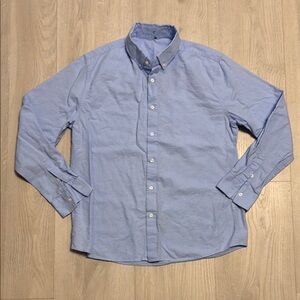 🔥BUNDLESALE Mens M Linen Blend Button Down Shirt with Long Sleeves nwot